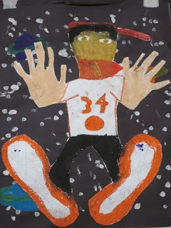 Falling into Space, Foreshortening Art Project Idea