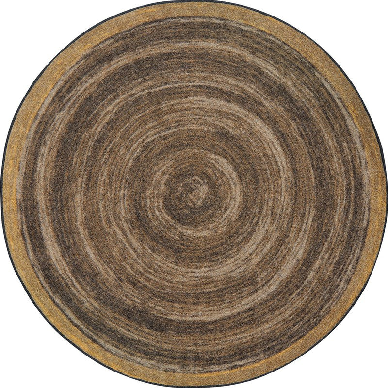 Feeling Natural™ Walnut Classroom Carpet, 5'4" Round