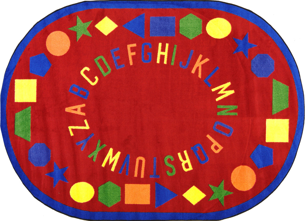 Circle Rug School Joy Carpets First Lessons© Classroom Circle Time Rug, 7'8