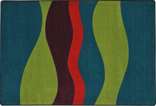 Flow© Tropics Classroom Rug, 7'8" x 10'9" Rectangle