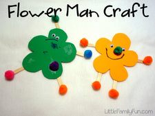 Flower Man - Simple Craft for Early Childhood