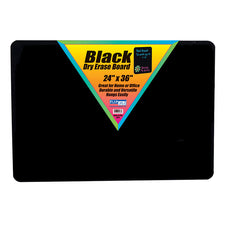 Black Dry Erase Board, 24" x 36"