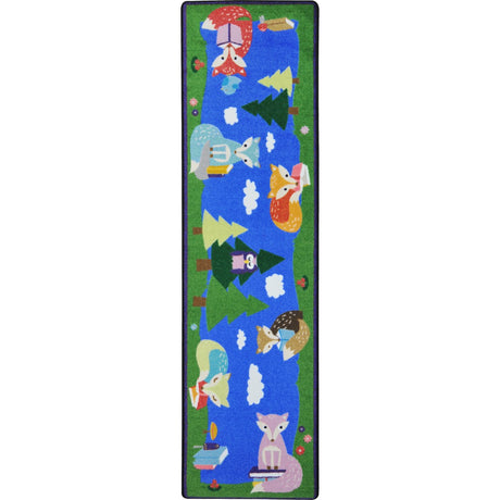 Foxy Readers™ Classroom Runner, 2'1" x 7'8" Rectangle