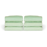 SafeFit™ Elastic Fitted Safety Sheets for Foundation's Compact Cribs, Mint (6 Pack)