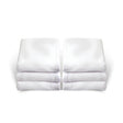 SafeFit™ Elastic Fitted Safety Sheets for Foundation's Full-Size Cribs, White (6 Pack)