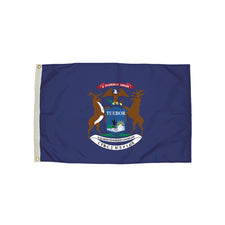 Durawavez Nylon Michigan State Flag, 3' x 5'