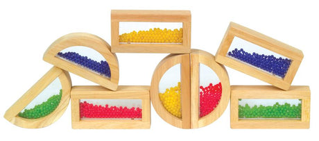 Rainbow Blocks Crystal Bead