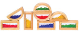 Rainbow Blocks Crystal Bead