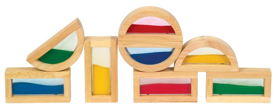 Rainbow Blocks Sand