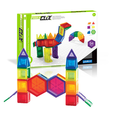 Guidecraft™ PowerClix® Solids 94 Piece Set