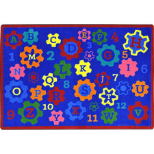 Geared for Learning™ Classroom Seating Rug, 7'8" x 10'9" Rectangle