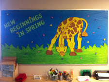 New Beginnings In Spring! - Bulletin Board Idea