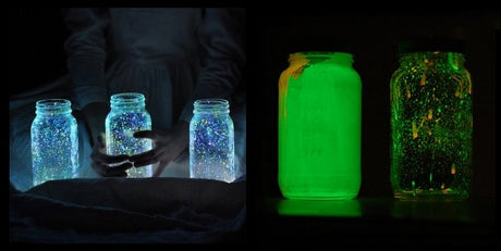 Glow in the Dark Star Jars