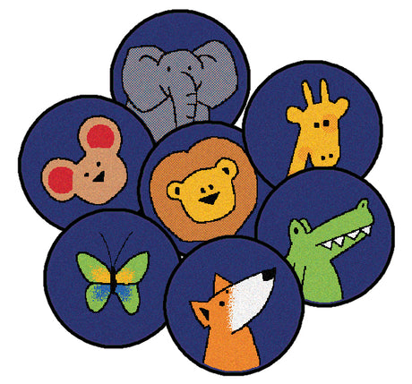 God's Animals KID$ Value PLUS Discount Carpet Circles, Kit of 20