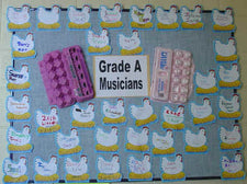 "Grade A" Students - Spring & Easter Bulletin Board Idea