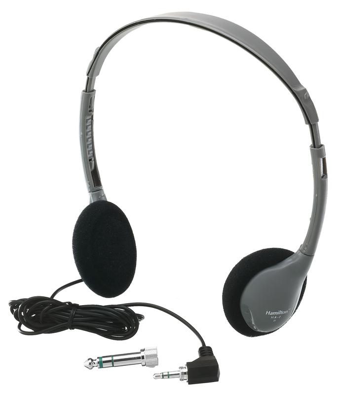 Personal Stereo Mono Headphones Foam Ear Cushions Without Volume Control