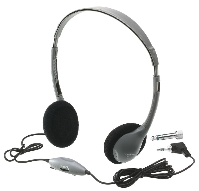 HamiltonBuhl SchoolMate™ On-Ear Stereo Headphone with in-line Volume