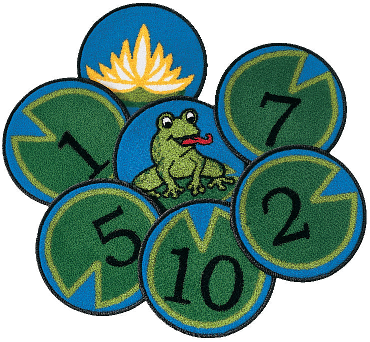 Hip Hop Number KID$ Value PLUS Discount Carpet Circles, Set of 12