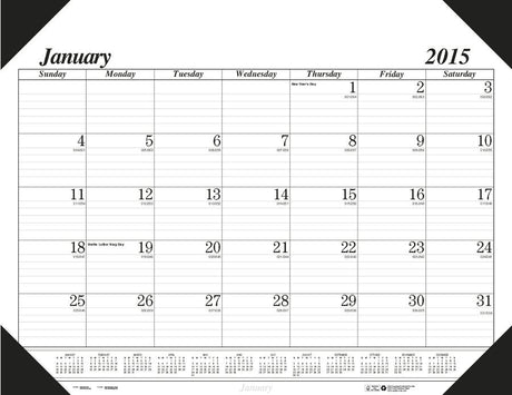 Economy Desk Pad 12 Months Jan - Dec