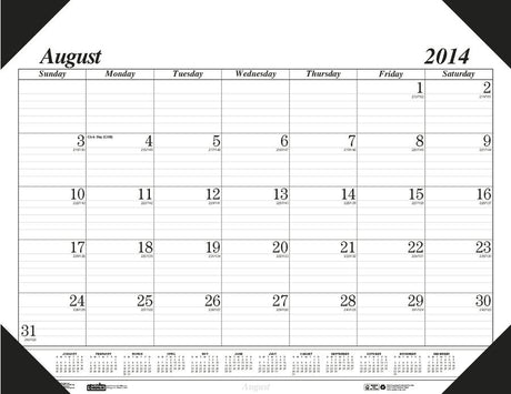 Academic Economy Desk Pad 17-Month Aug-Dec