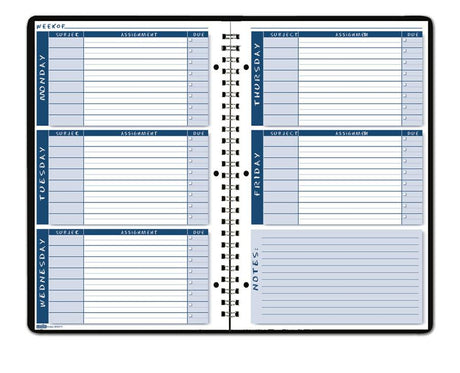 Non-Dated Assignment Book