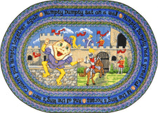 Humpty Dumpty© Kid's Play Room Rug, 3'10" x 5'4"  Oval