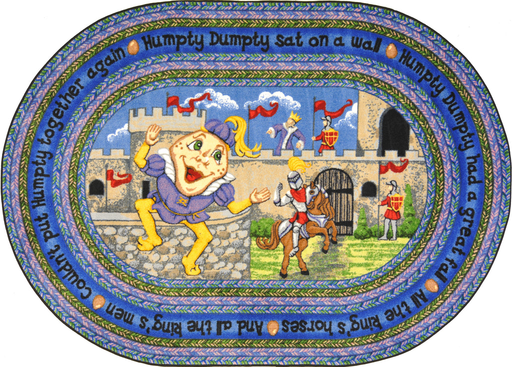 Humpty Dumpty© Classroom Rug, 5'4" x 7'8"  Oval