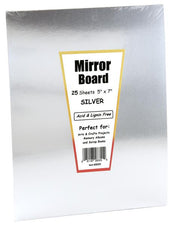Mirror Board, 5" x 7" Silver