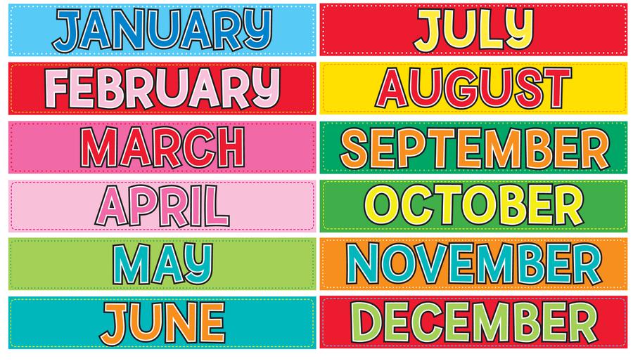 Monthly Calendar Cards