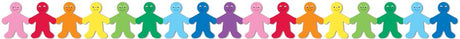 Rainbow Kids Bulletin Board Border