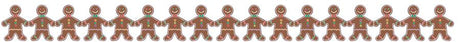 Gingerbread Men Bulletin Board Border