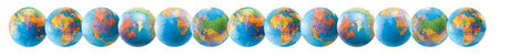 Globes Bulletin Board Border