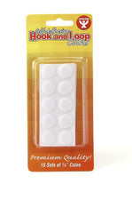 Hook & Loop Fastener - Coins, 15 sets