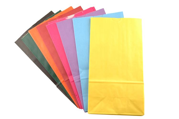 Gusseted Bags - 6# Bright Colors