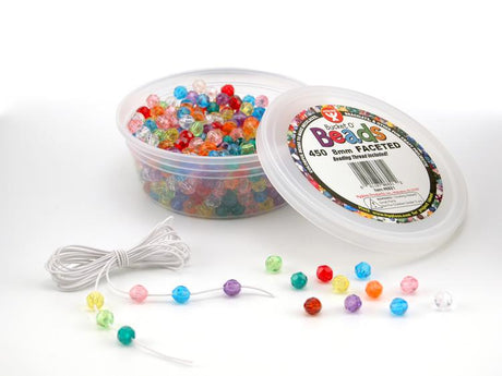 Bucket O` Beads, 450 Faceted