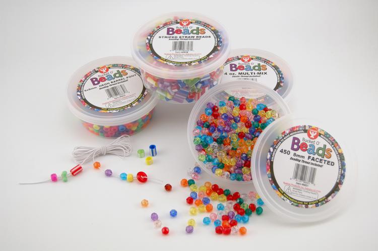 Bucket O` Beads, 450 Faceted