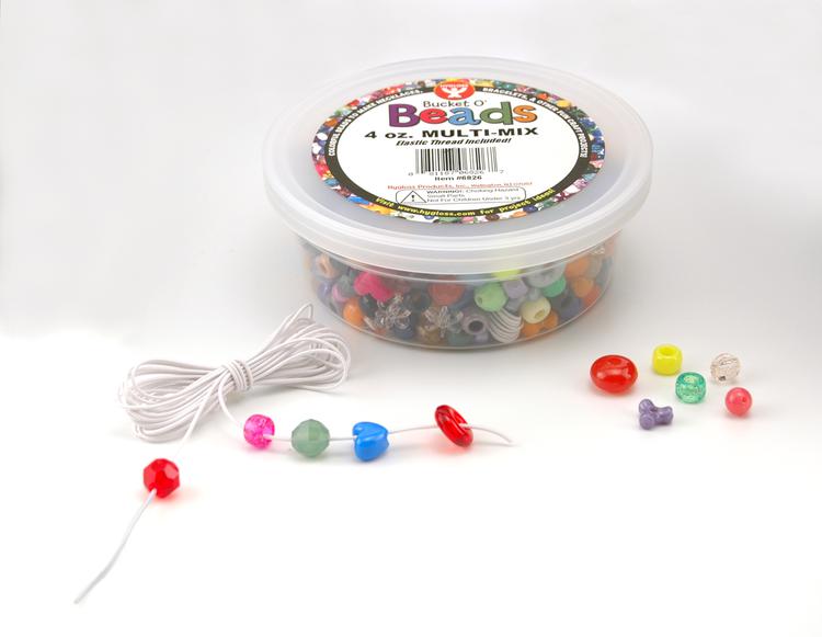 Bucket O` Beads, 4 Oz Multi-Mix