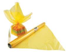 Cello Wrap Roll, 20" x 12.5' Yellow