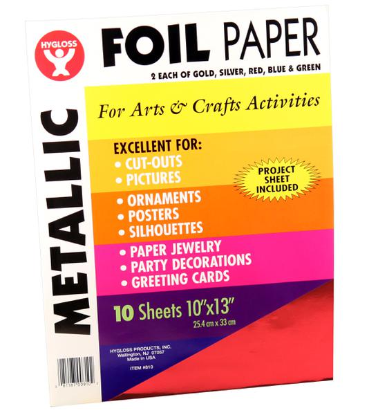 Metallic Foil Paper - 10" x 13"