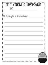Creative Writing & Addition Practice for St. Patrick's Day - with FREE Printables!