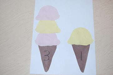 Math &amp; Literacy Ice Cream Cones!