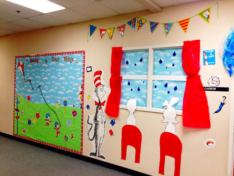 "Soaring To Great Things!" Dr. Seuss Decor for B2S