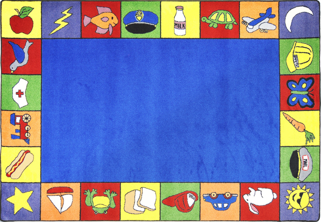 Jump Start© Classroom Circle Time Rug, 7'8" x 10'9" Rectangle