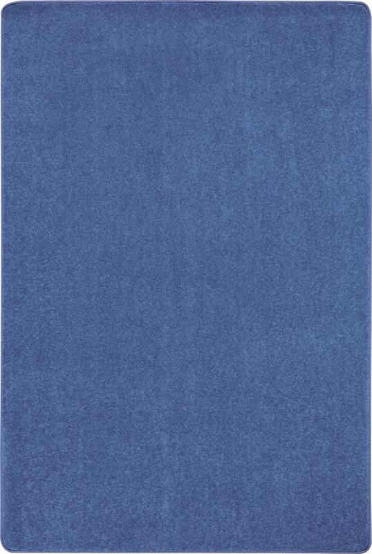 Just Kidding™ Cobalt Blue Classroom Rug, 12' x 6' Rectangle