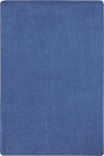 Just Kidding™ Cobalt Blue Classroom Rug, 12' x 6' Rectangle