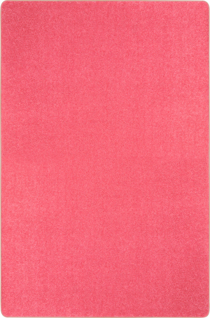 Just Kidding™ Hot Pink Classroom Rug, 4' x 6' Rectangle
