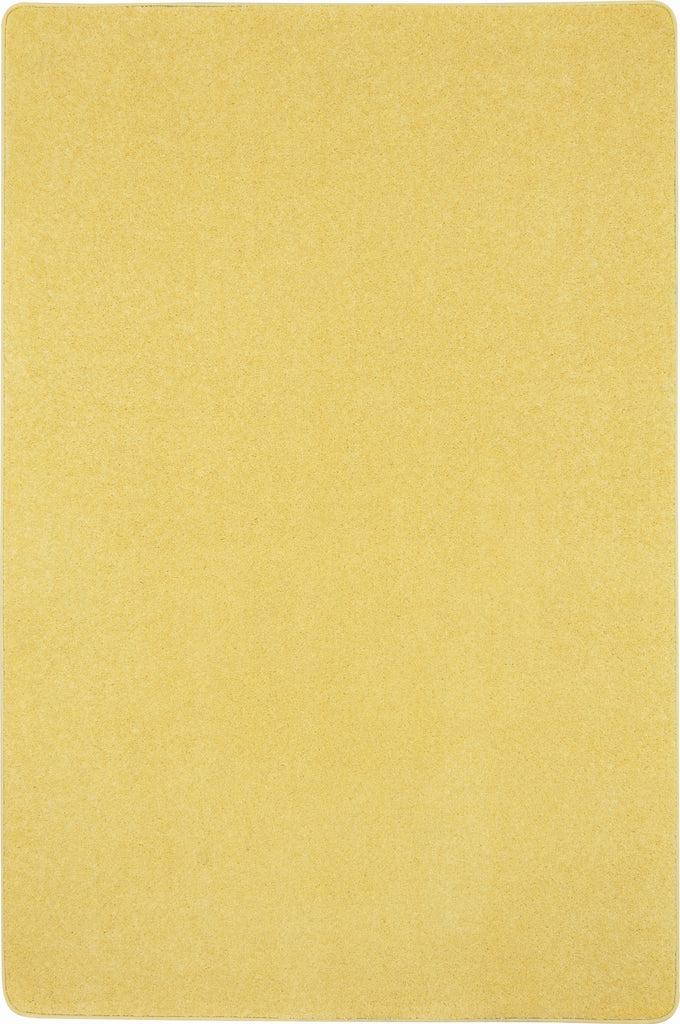 Just Kidding™ Lemon Yellow Classroom Rug, 12' x 8' Rectangle