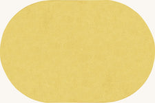 Just Kidding™ Lemon Yellow Classroom Rug, 12' x 8' Oval