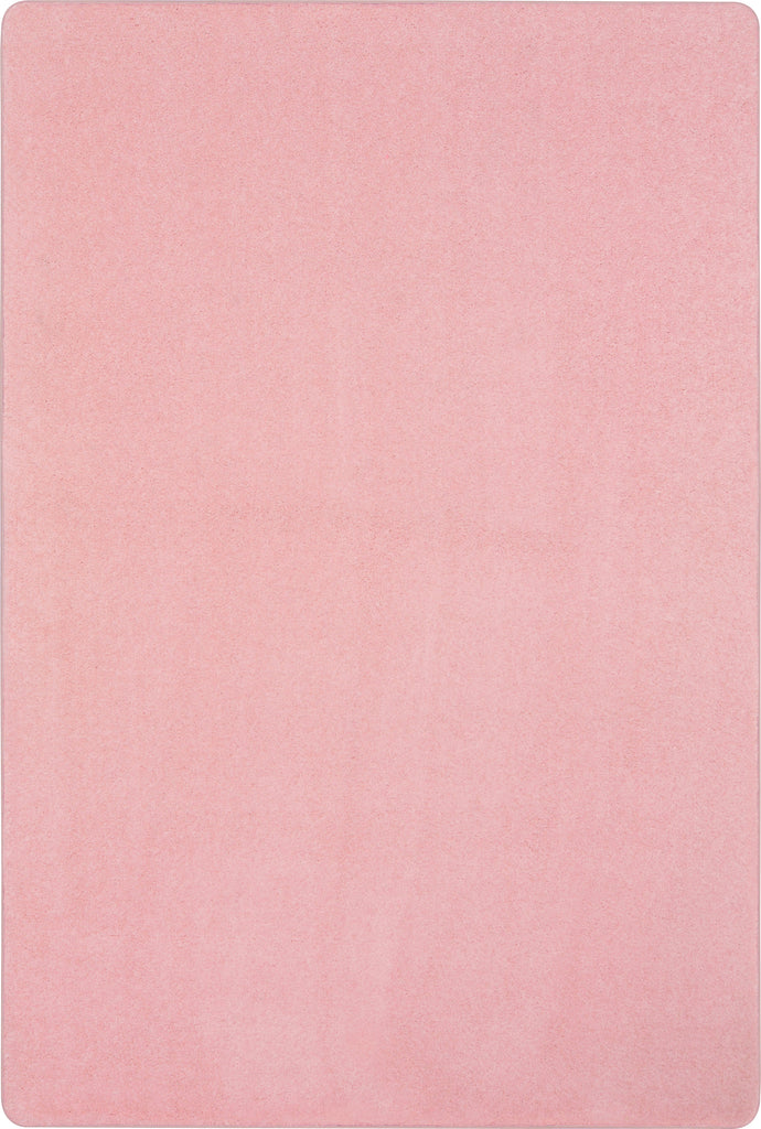 Just Kidding™ Pale Pink Classroom Rug, 12' x 8' Rectangle