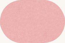 Just Kidding™ Pale Pink Classroom Rug, 12' x 8' Oval